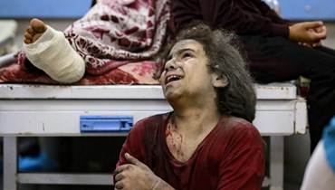 معاناة أهالي غزّة جرّاء القصف الإسرائيلي الهمجي (أ ف ب).