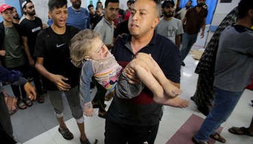 مأساة القصف الإسرائيلي في غزّة (أ ف ب).