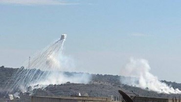 الجيش الإسرائيلي يطلق قنابل فوسفورية فوق جنوب لبنان (النهار).