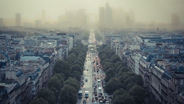 تلوث الهواء في باريس (euobserver.com- الصورة Damián Bakarcic). 