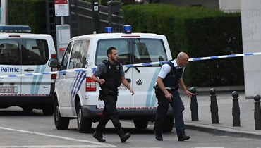 الشرطة البلجيكية (أ ف ب).
