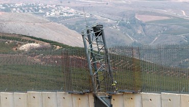 الحدود الجنوبية اللبنانية مع إسرائيل (النهار).