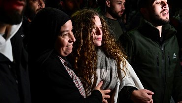 الناشطة الفلسطينية عهد التميمي (أ ف ب). 