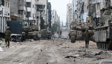 هجوم القوات الإسرائيلية على غزة. (أ ف ب)