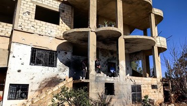 المنزل الذي استهدفته إسرائيل في الأمس في بلدة حولا الجنوبيّة