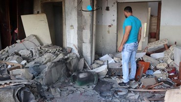  منزل في علما الشعب يحترق بعد تعرضه لقصف إسرائيليّ (أحمد منتش، أرشيفيّة)