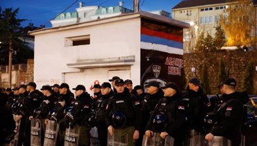 الشرطة الصربية. (إكس)