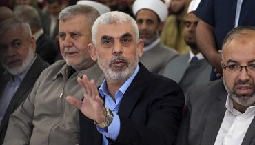 رئيس حركة "حماس" في قطاع غزة يحيى السنوار (أ ف ب).