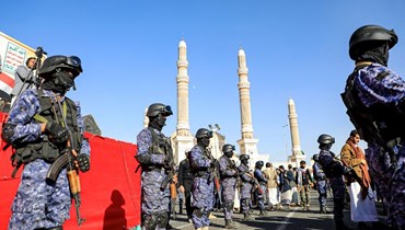 قوات الحوثيين (أ ف ب).