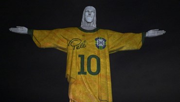 البرازيل تحيي الذكرى الأولى لرحيل بيليه. (أ ف ب)