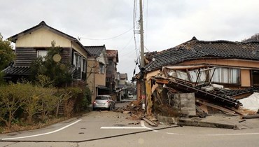 الزلزال اليابان (أ ف ب).