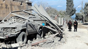 أضرار القصف الإسرائيلي على الناقورة (أحمد منتش).