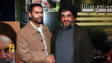 وسام حسن طويل مع نصرالله.