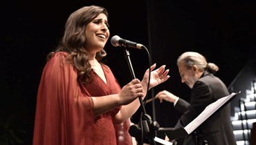 أمسية غنائية في مركز التراث اللبناني في الجامعة اللبنانية الأميركية (تصوير : حسام شبارو).