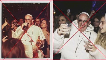 "البابا فرنسيس محتفلاً برأس السنة الجديدة"؟ إليكم الحقيقة FactCheck#