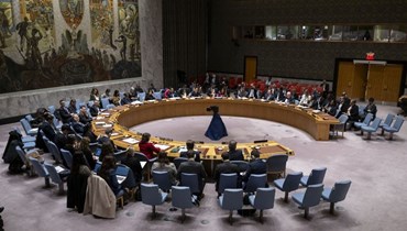 صورة ارشيفية- مجلس الأمن الدولي منعقدا بشأن أوكرانيا في مقر الأمم المتحدة بمدينة نيويورك (10 ك2 2024ـ أ ف ب).