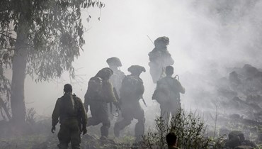 عناصر من الجيش الإسرائيلي يشاركون بتدريب في مرتفعات الجولان (7 ك1 2023 - أ ف ب).