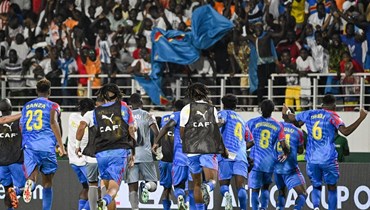 لاعبو الكونغو. (أ ف ب)