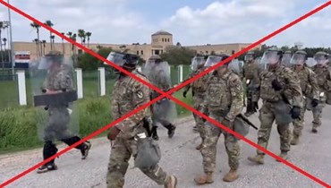 "الجيش الأميركي يتحرّك في تكساس" بعد الخلاف مع إدارة بايدن بشأن الحدود؟ إليكم الحقيقة FactCheck#