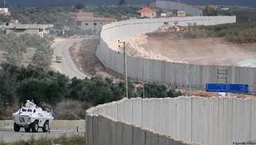 حدود لبنان مع فلسطين.