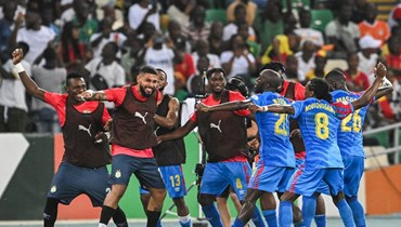 لاعبو الكونغو الديموقراطية (أ ف ب)