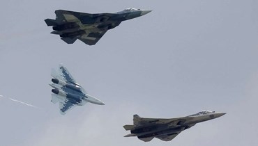  طائرات عسكرية روسية.