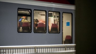 احتجاز رهائن داخل قطار غرب سويسرا (أ ف ب).