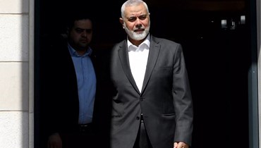  رئيس المكتب السياسي لحركة "حماس" إسماعيل هنية (أ ف ب)