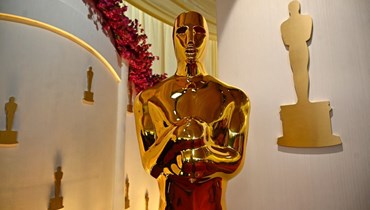 تمثال أوسكار وضع على السجادة الحمراء لاحتفال توزيع جوائز الأوسكار السنوي في مسرح دولبي في هوليوود بكاليفورنيا (9 آذار 2024، أ ف ب). 