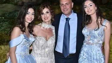 سمير حداد وعائلته.