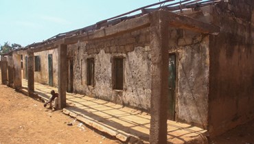 المدرسة التي اخُتطف منها أكثر من 250 تلميذاً في ولاية كادونا بشمال غرب نيجيريا (أ ف ب). 