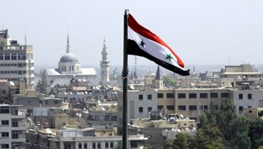 علم سوريا.