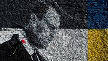 جدارية لزعيم المعارضة الروسية الراحل أليكسي نافالني في فيينا، النمسا (2 نيسان 2024 - أ ف ب).