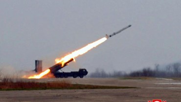 كوريا الشمالية تُطلق صاروخاً باليستيّاً (أف ب).