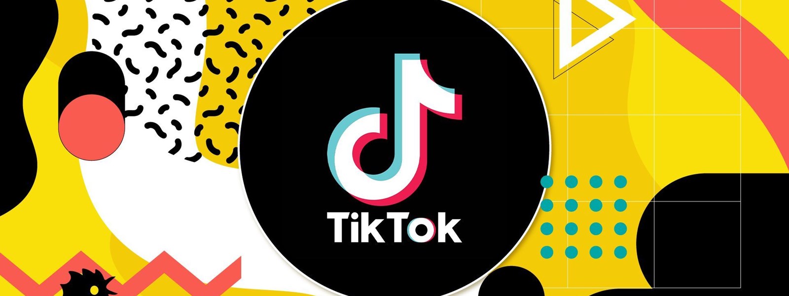 شعار "تيك توك" (تصميم ديما قصاص).