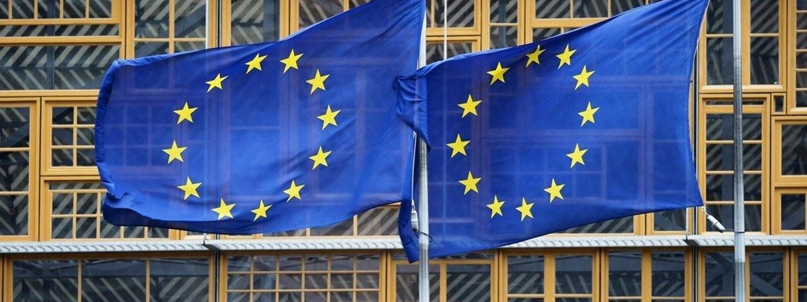 علم الاتحاد الأوروبي.