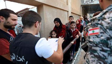 النازحون السوريون في لبنان (أ ف ب).