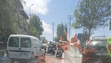 استهداف سيارة على طريق عام بنت جبيل - كونين