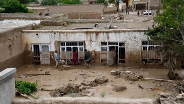 فيضانات في أفغانستان (أ ف ب).