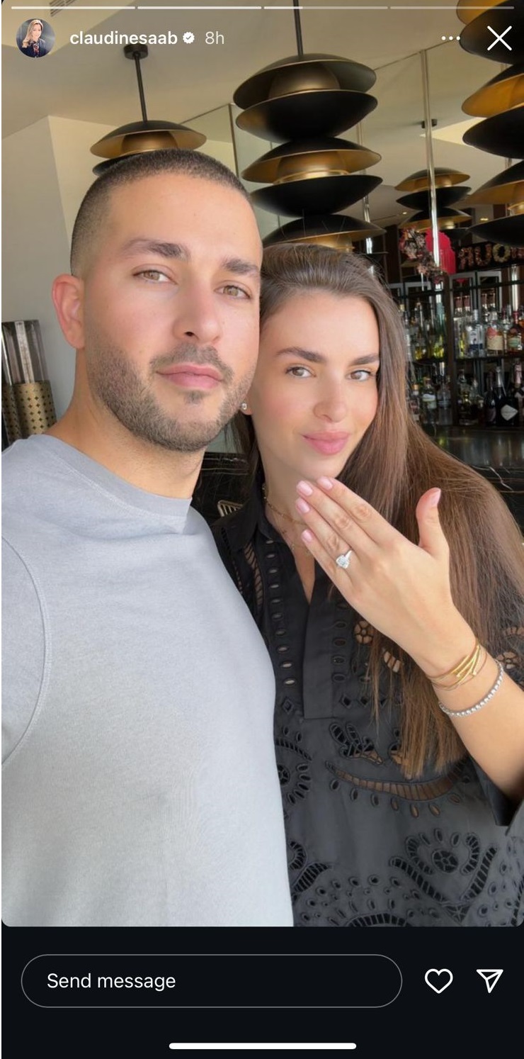 عرض زواج من سيليو إيلي صعب وخاتم خطوبة (صورة)