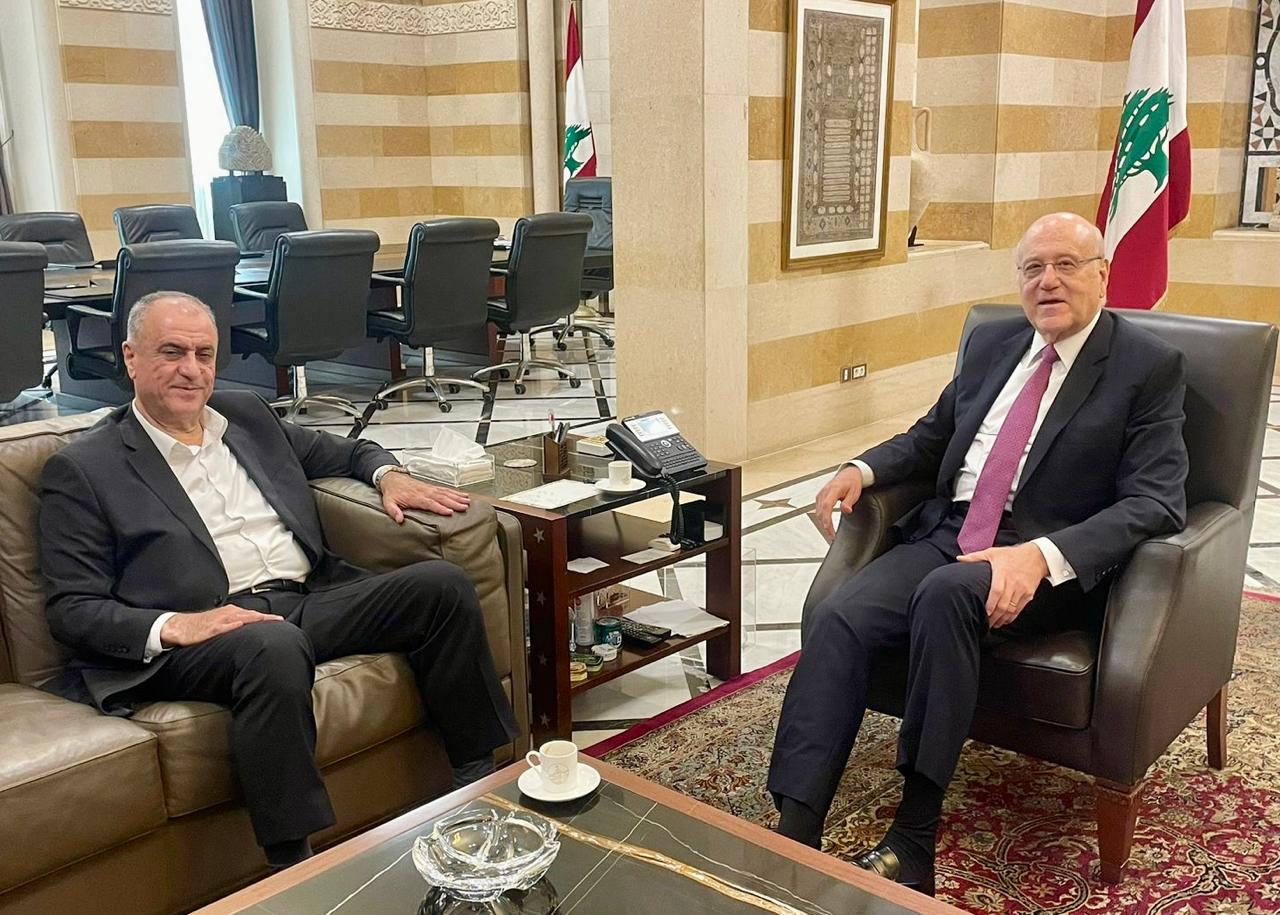 ميقاتي شدد ووزير الطاقة على أهمية تدعيم أنظمة كهرباء لبنان