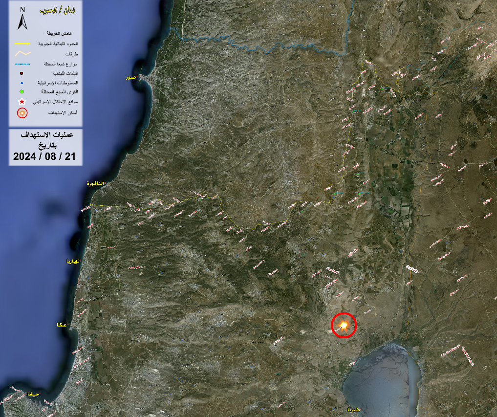 مسيرات حزب الله تستهدف قاعدة عميعاد خزان فرقة الجليل واحتياطها