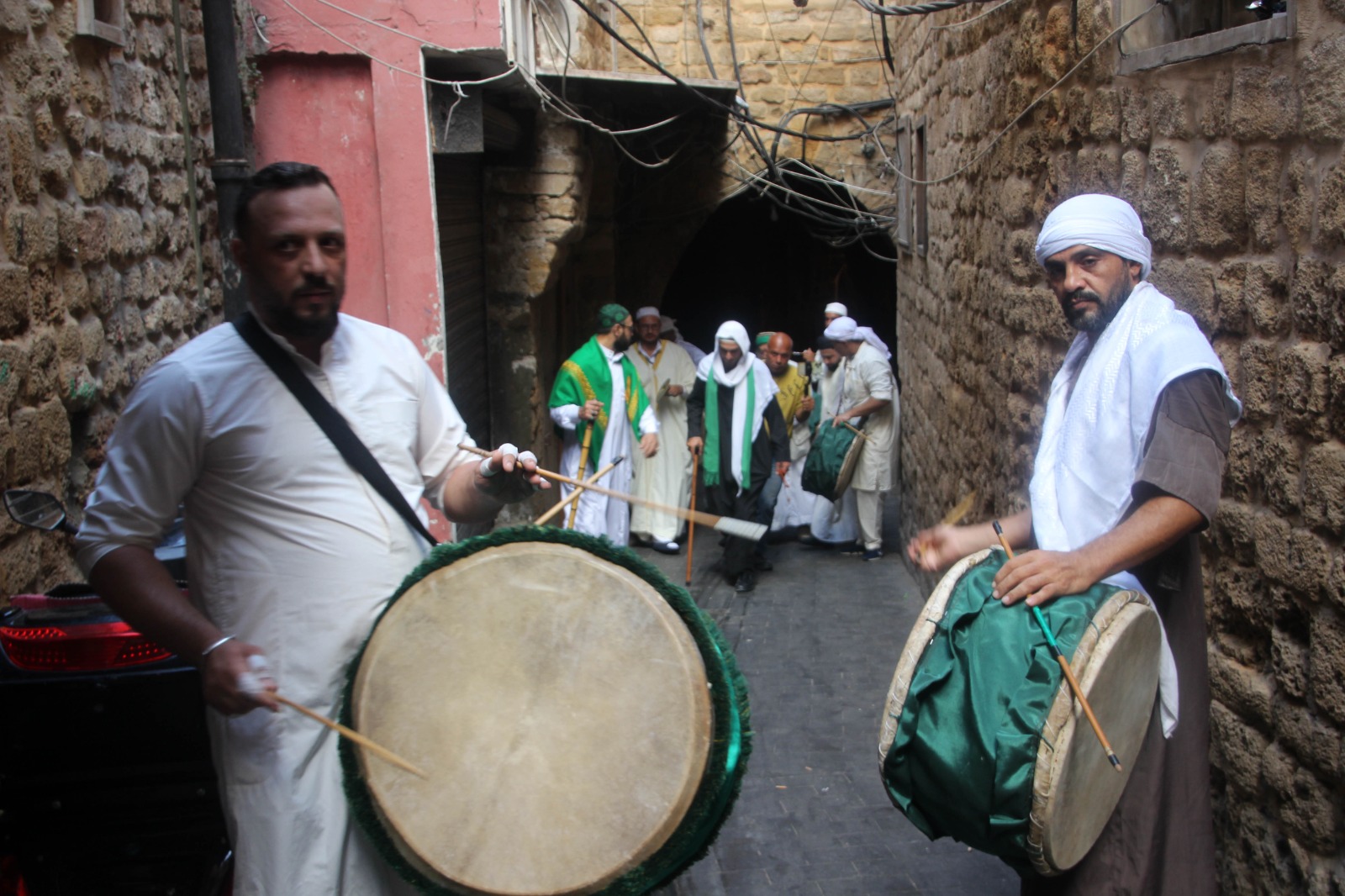 المولد النبوي وفق الطريقة الصوفية في حي السبيل الصيداوي (فيديو)
